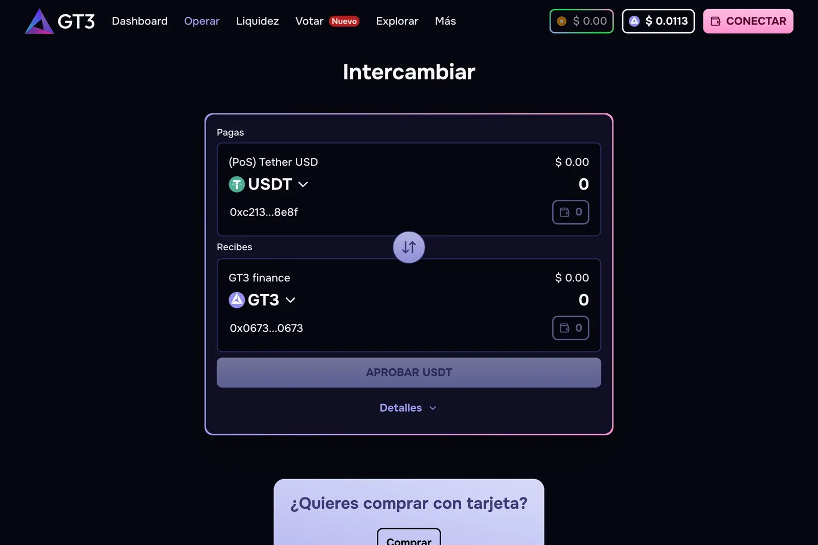 Swap de GT3 en escritorio